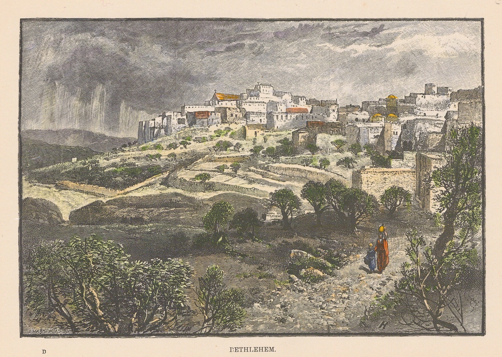 Jean Jacques Élisée Reclus, Holy Land - Bethlehem, 1894