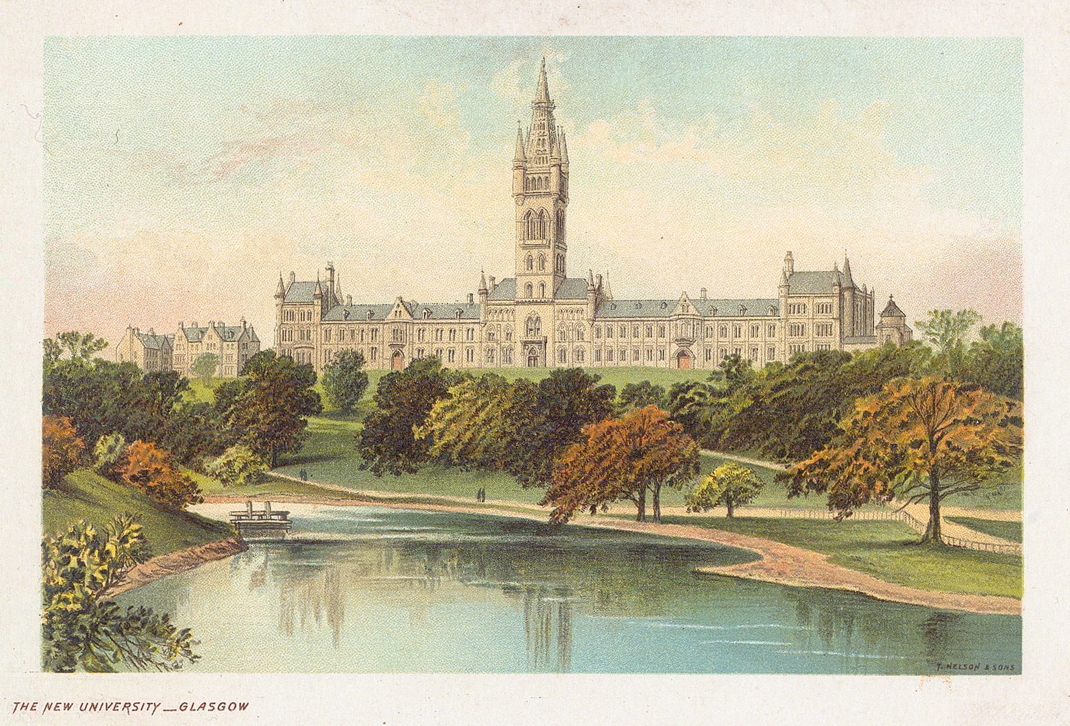 Thomas Nelson, Scotland - Glasgow, University of Glasgow, 1889