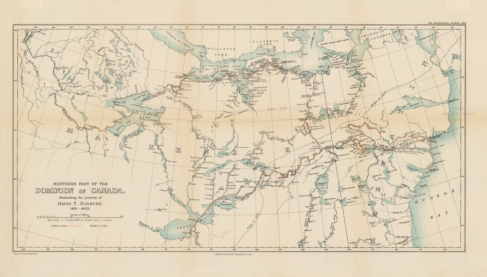 Royal Geographical Society (RGS), Northeastern Canada, 1903