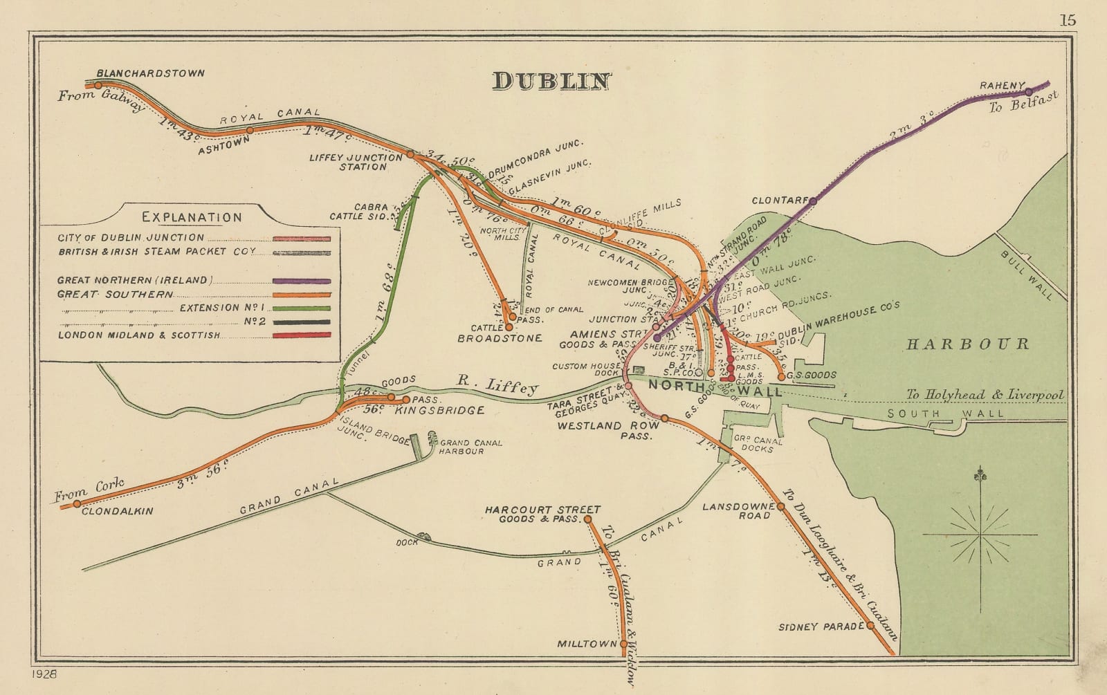 Railway Clearing House, Dublin, 1928