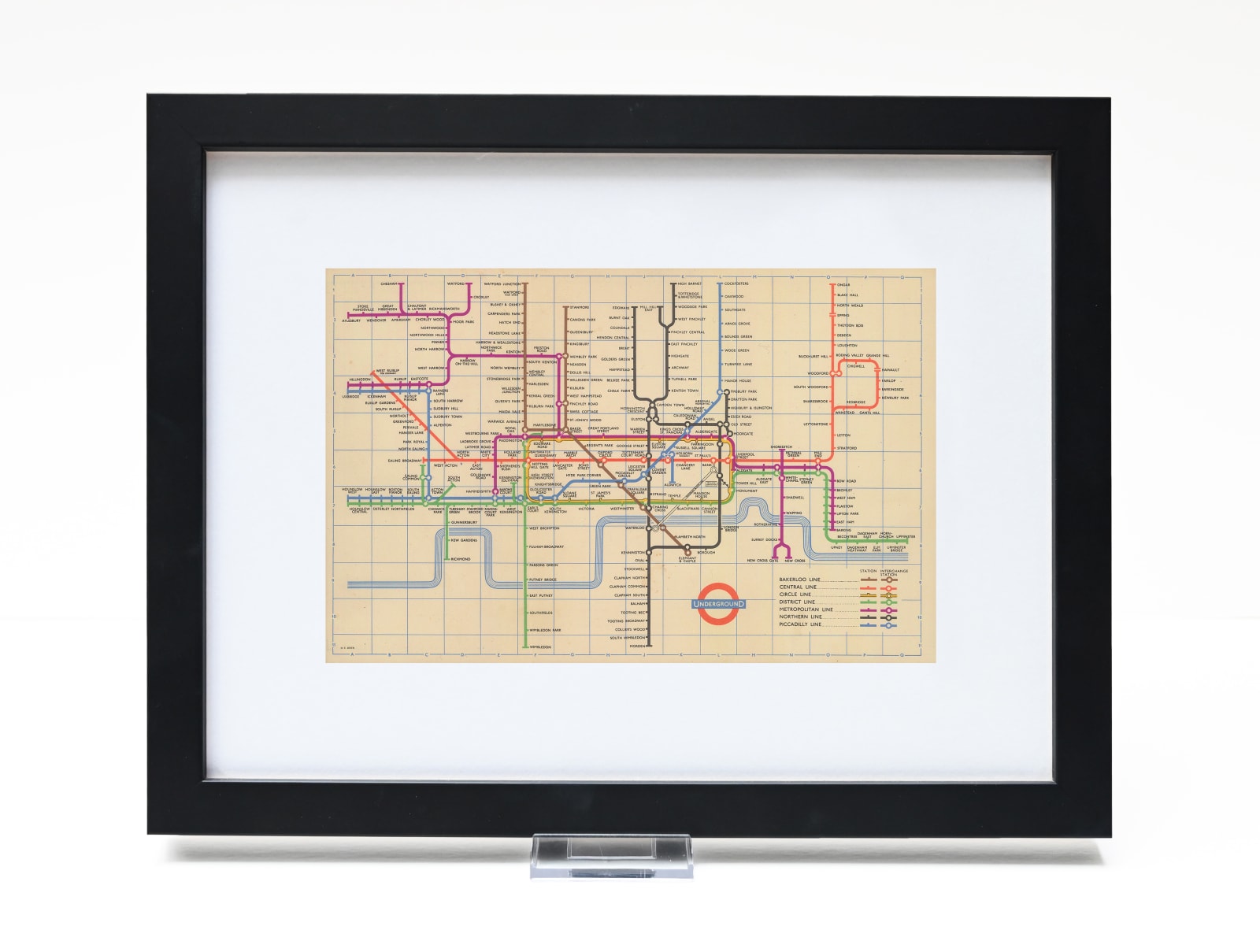 Harry Beck, London Underground Map, 1958