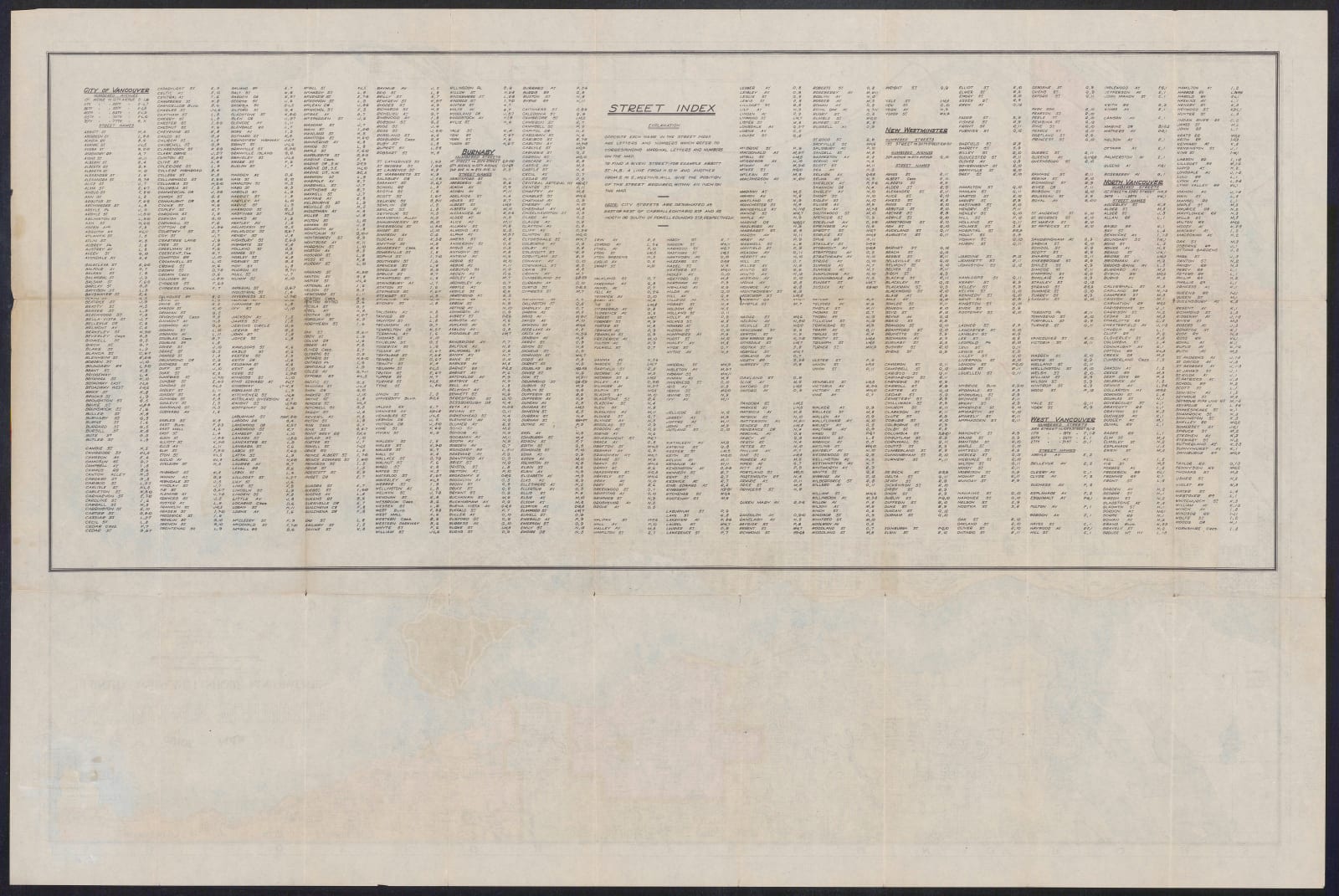 Grant & Sons, City of Vancouver, 1935