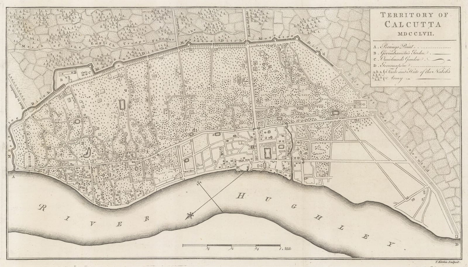 Robert Orme, Territory of Calcutta (Kolkata), 1778