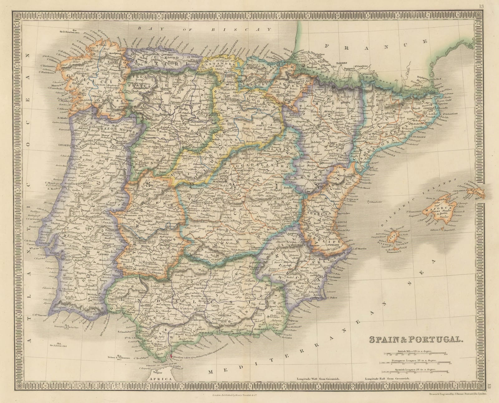 Henry Teesdale, Spain & Portugal, 1845
