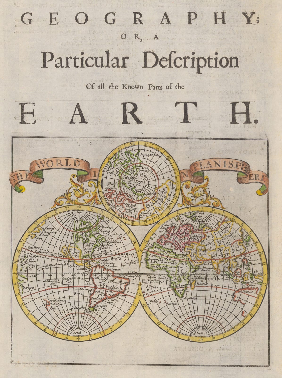 Herman Moll, Geography; or, a Particular Description Of all the Known Parts of the Earth, 1723