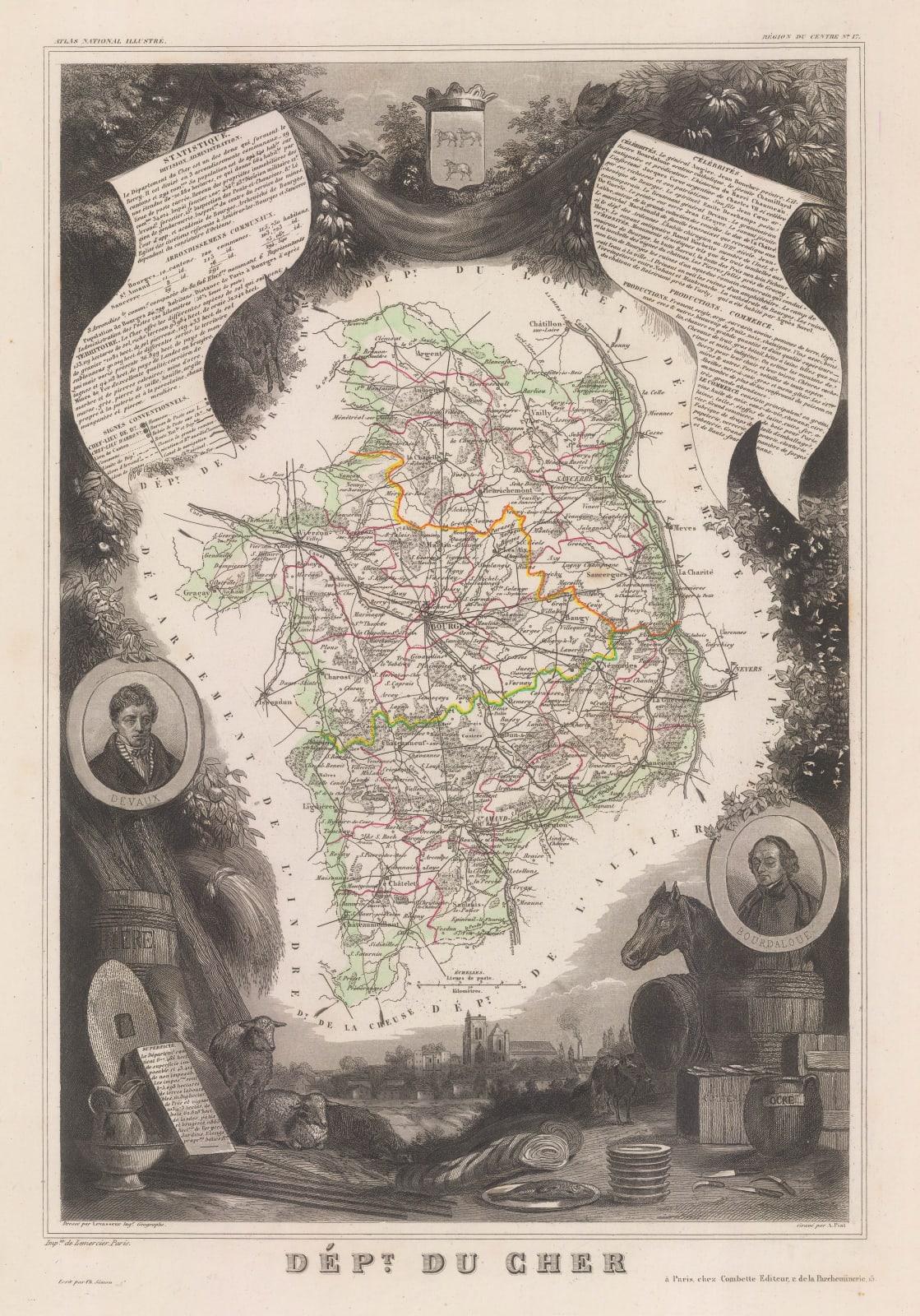 Victor Levasseur, Cher, 1847