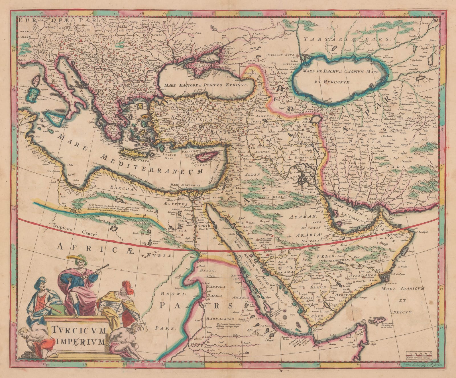 Frederick De Wit, Turkish Empire, 1675 c.