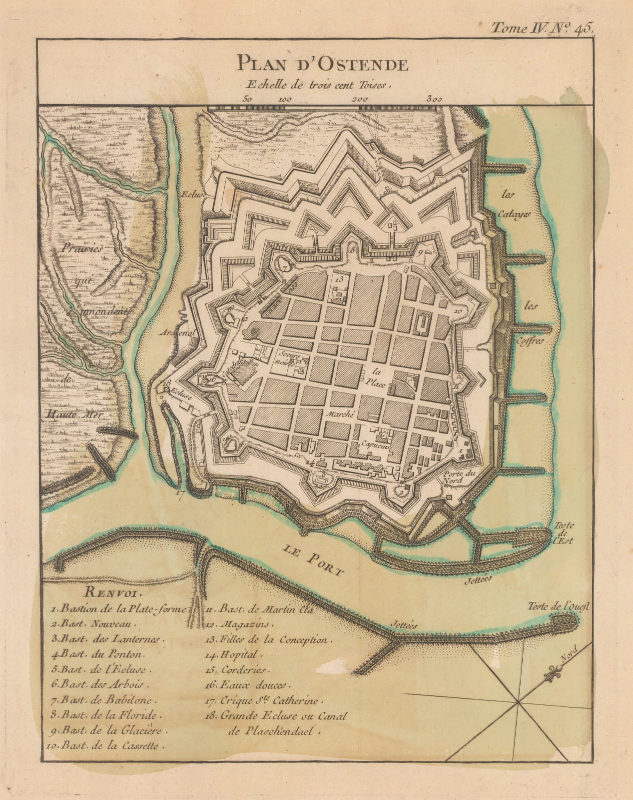 Jacques-Nicolas Bellin, Ostend, 1764