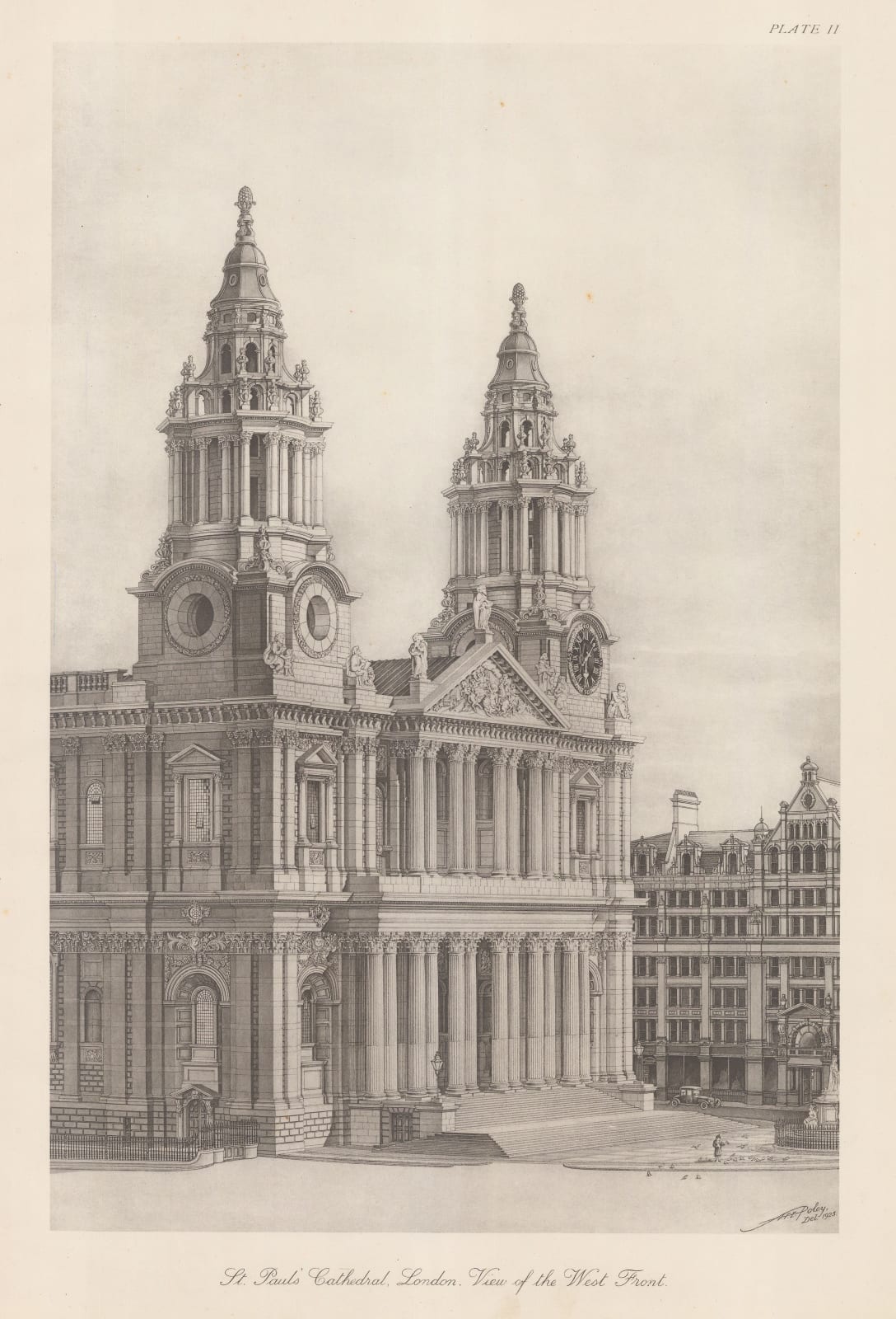 Poley, London - St. Paul's Cathedral, 1925