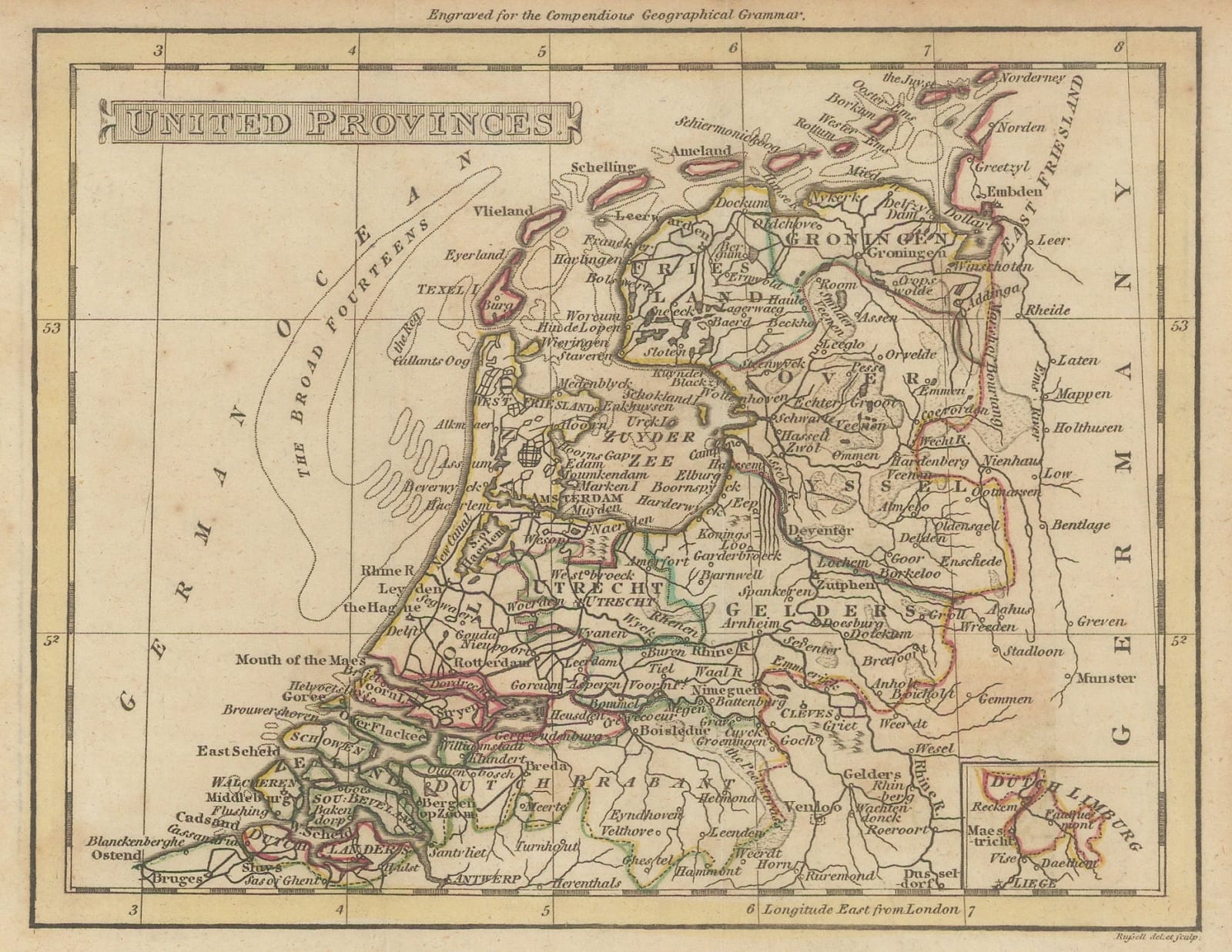 John Russell, United Provinces, 1795