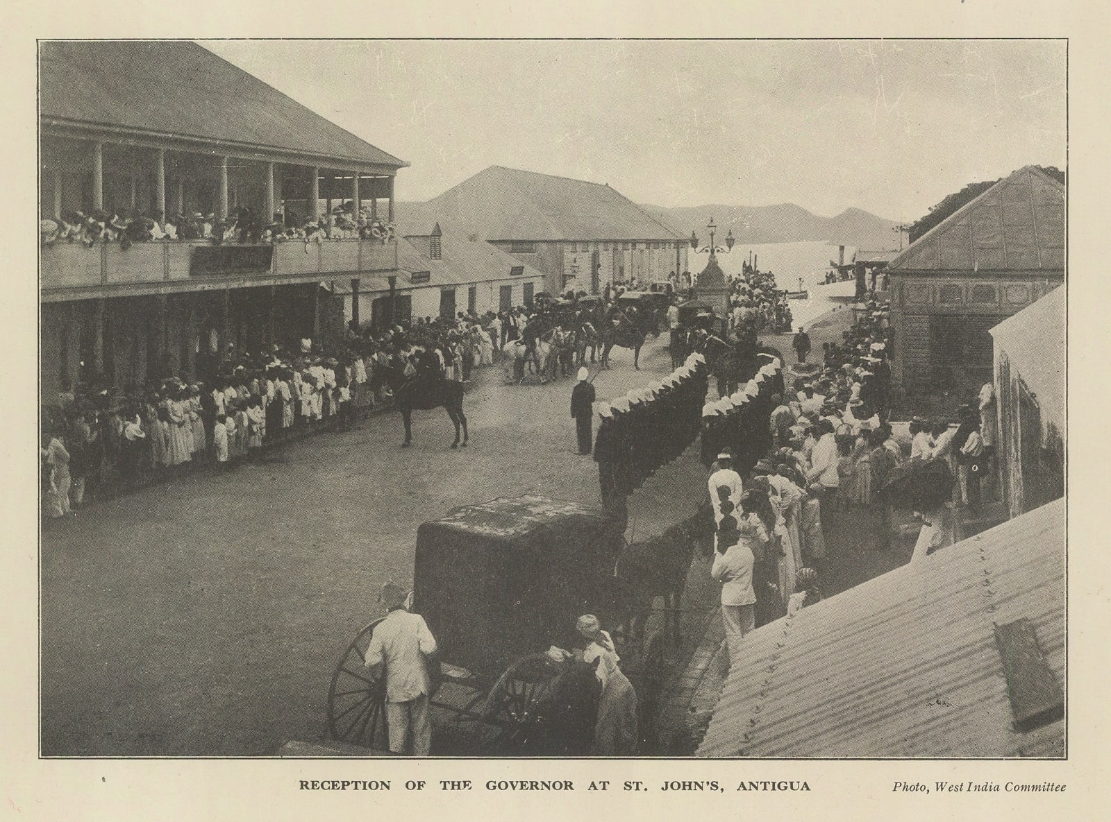 West India Committee, Antigua - St John's, 1920