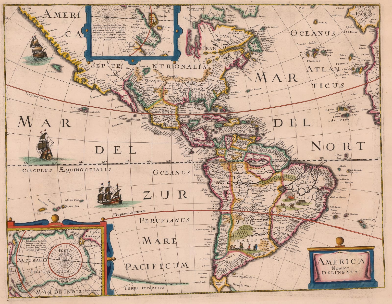 Pierre Mariette, America Noviter Delineata, 1650 c.