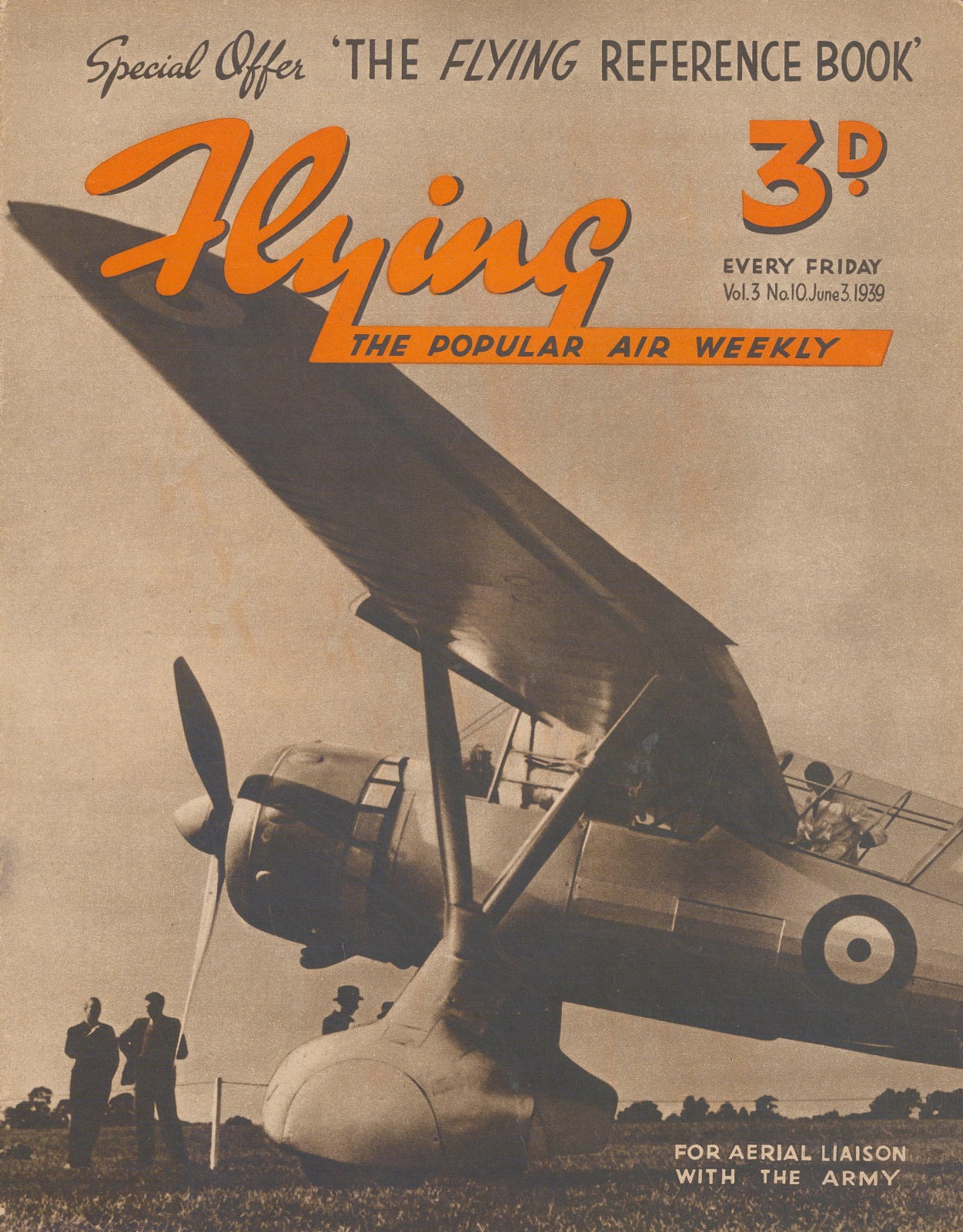 Flying Magazine, RAF - Aerial Liaison with the Army, 1938