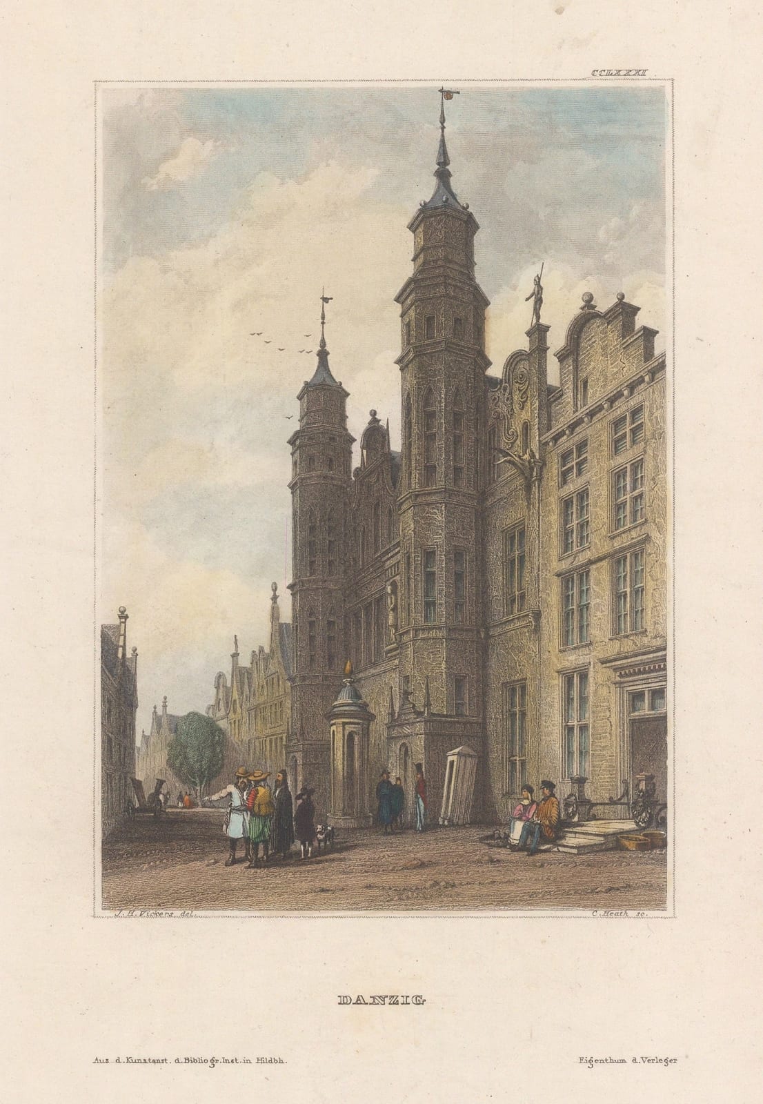 Hermann Meyer, Poland - Danzig (Gdansk), Great Armoury, 1856