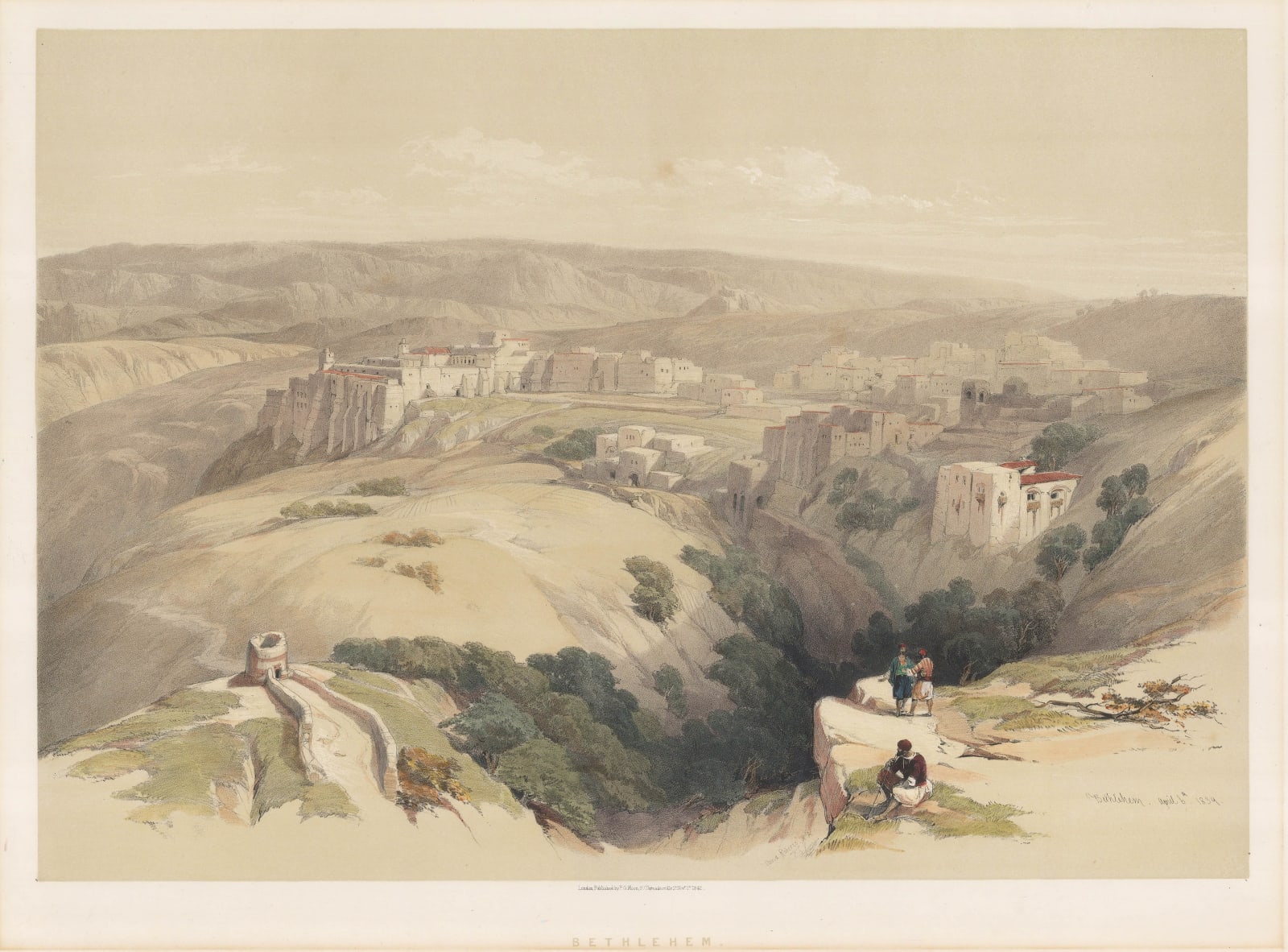 David Roberts, Holy Land - Bethlehem, 1842