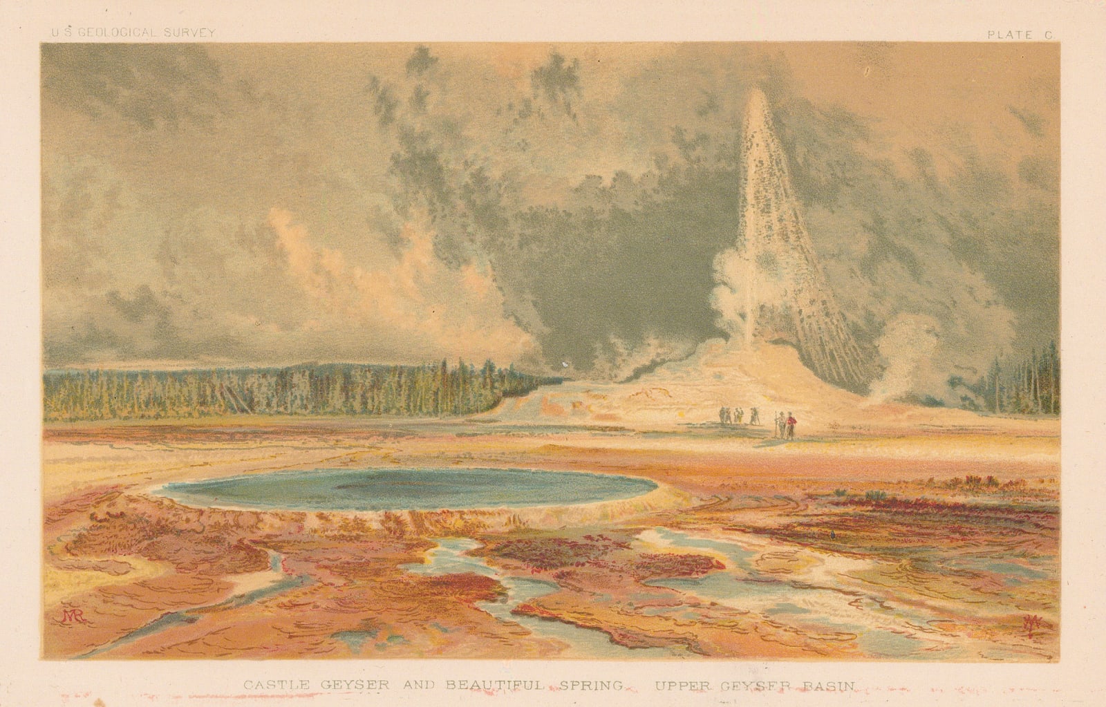 United States Geological Survey (USGS), Wyoming - Yellowstone Park, 1883