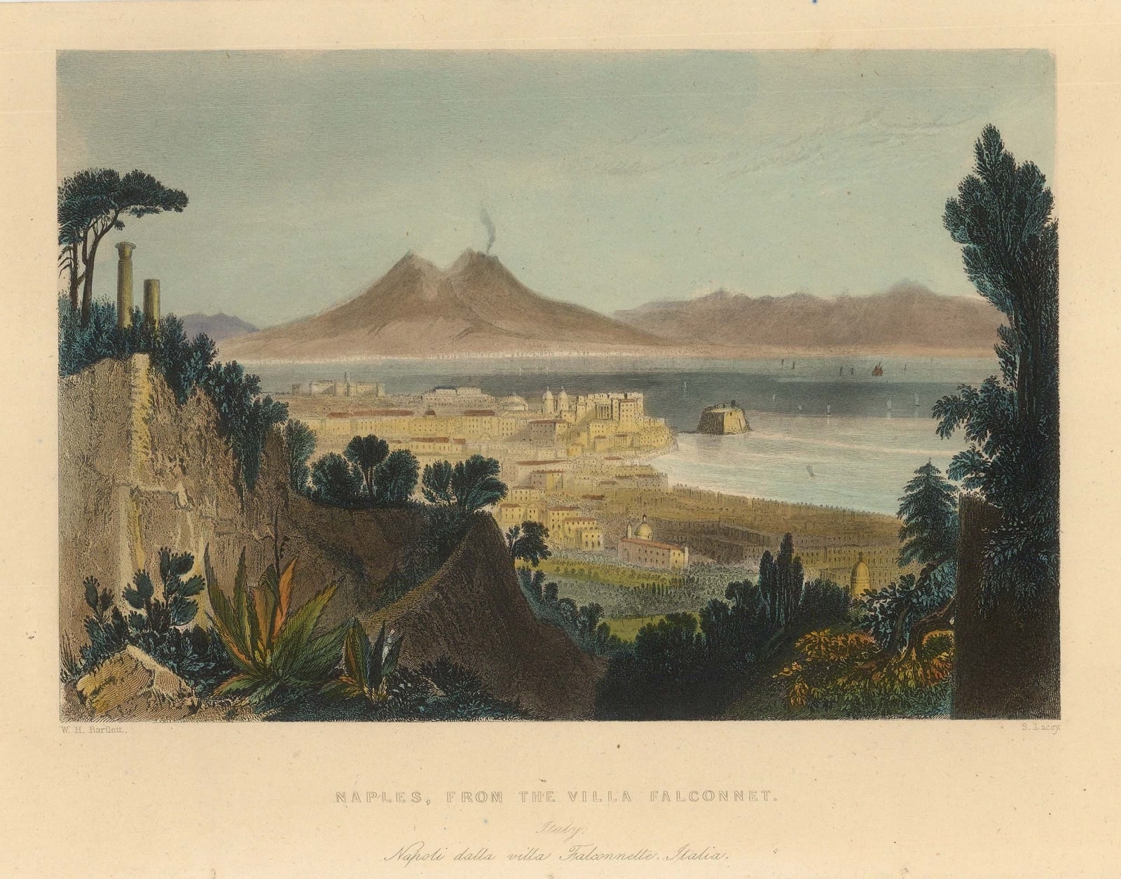 William Bartlett, Italy - Naples, 1840 c.