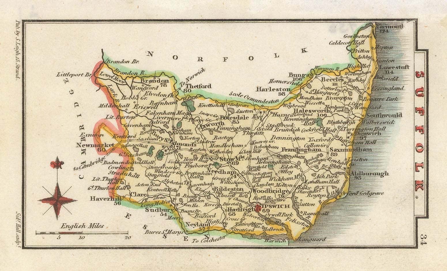 Sidney Hall, Suffolk, 1820 c.