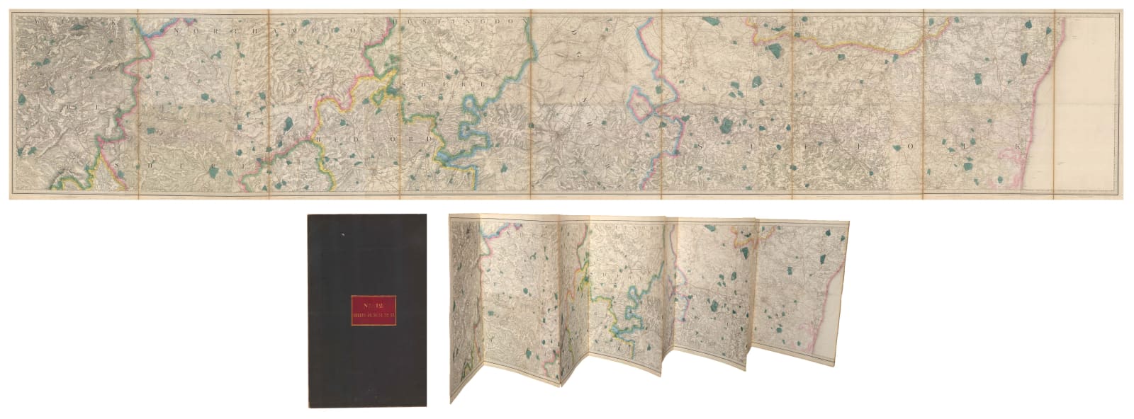 Ordnance Survey, England - Warwick to Suffolk, 1863