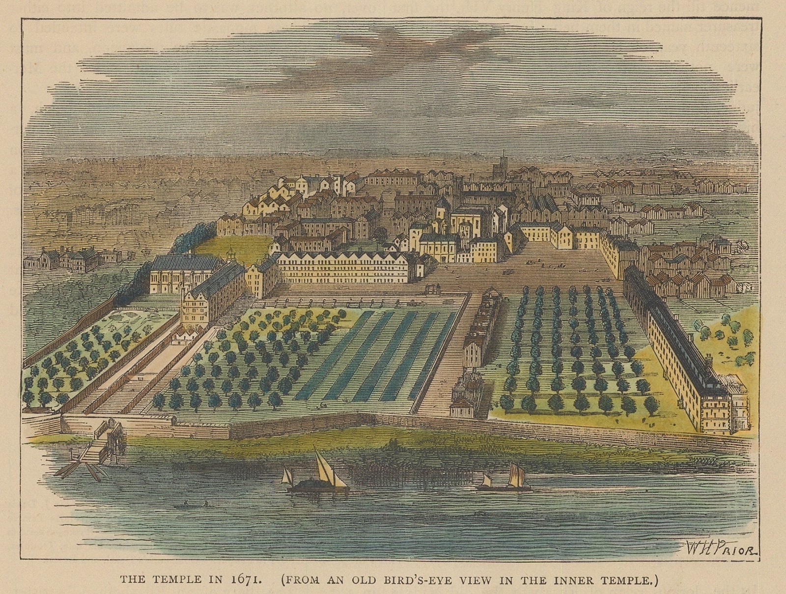 Old & New, London - Inner Temple, 1880 c.