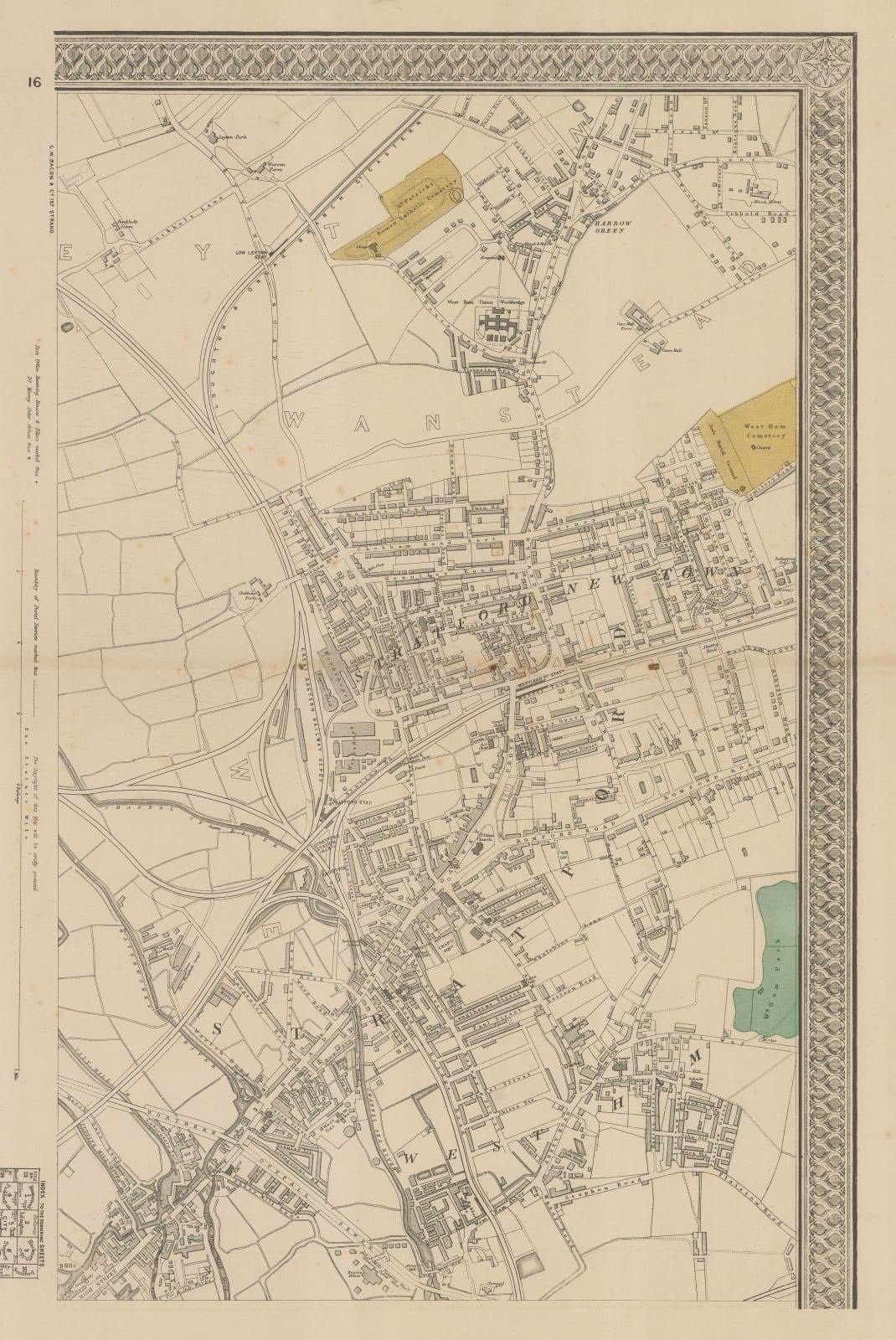 George W. Bacon, Stratford, West Ham & Leytonstone, 1880 c.