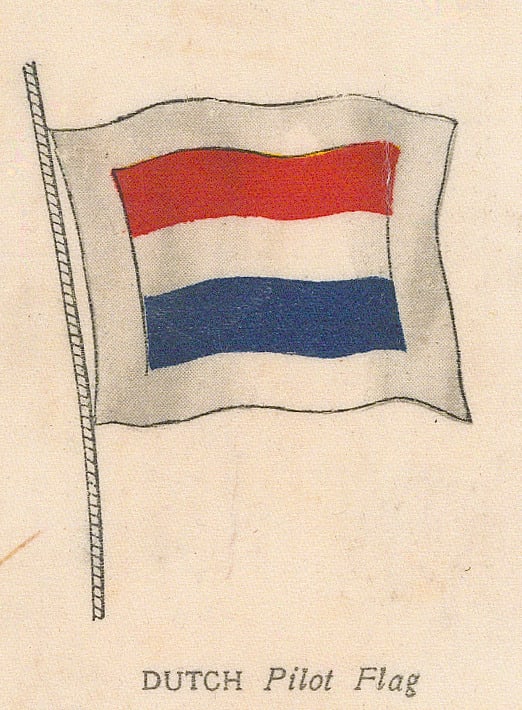 BDV Cigarettes, Flags - Holland, Pilot Flag, 1918