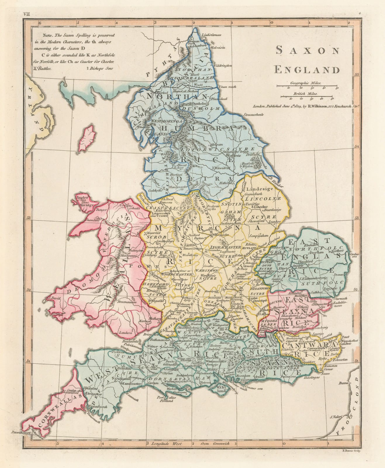 Robert Wilkinson, Saxon England, 1800