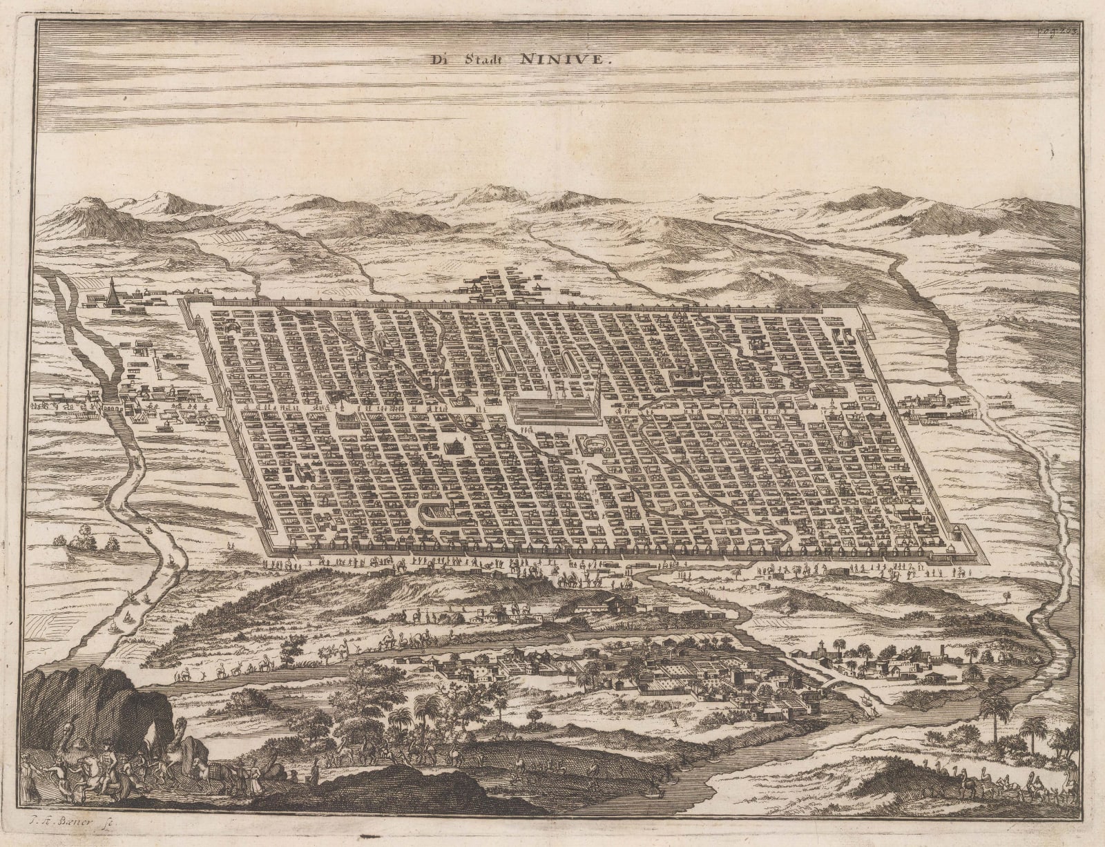 Olfert Dapper, Iraq - Nineveh, 1680