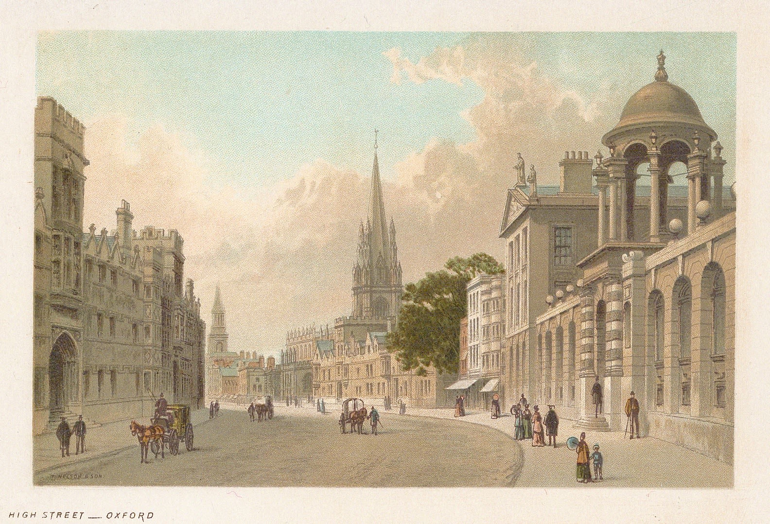 Thomas Nelson, Oxford - High Street, 1889