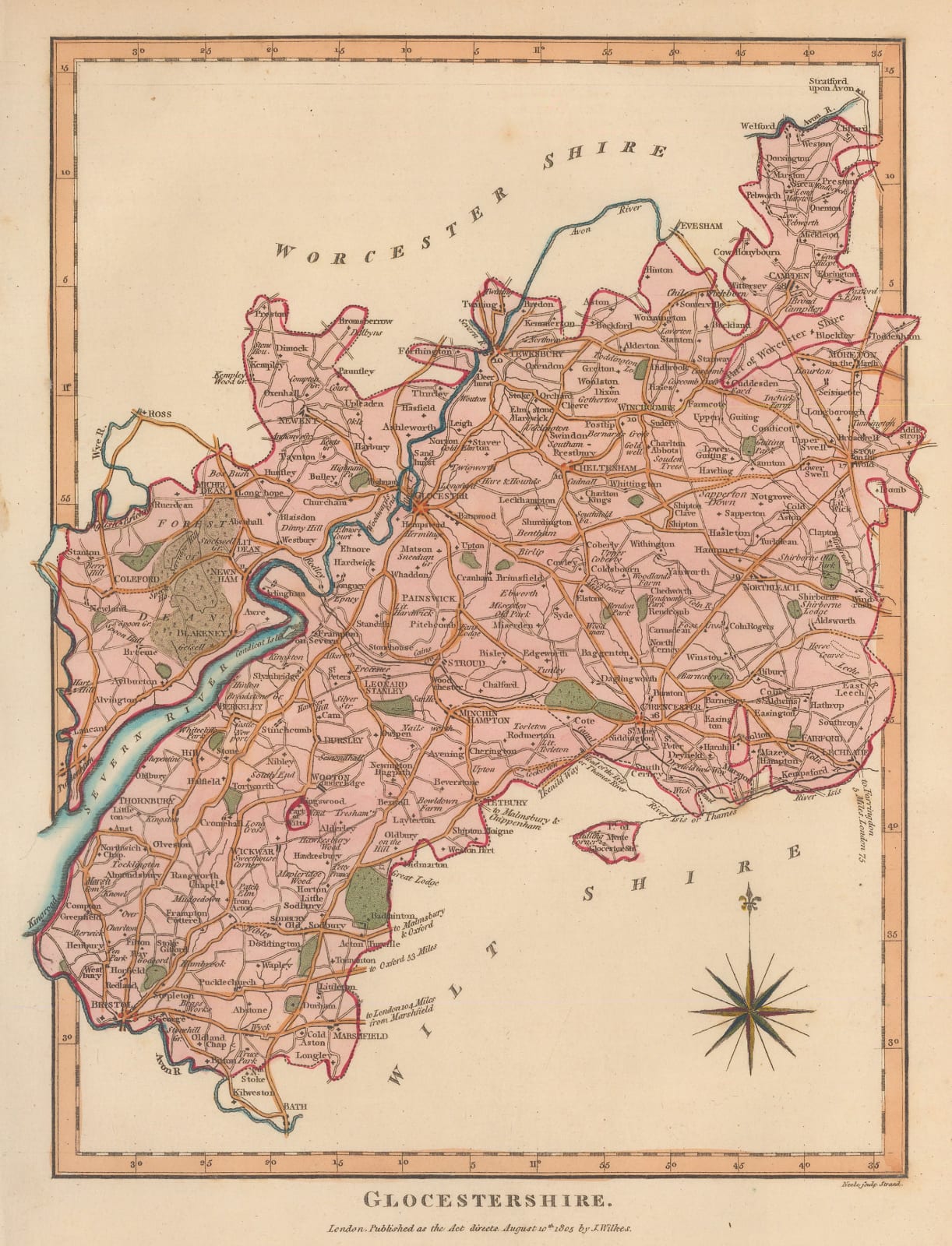 John Wilkes, Glocestershire, 1805
