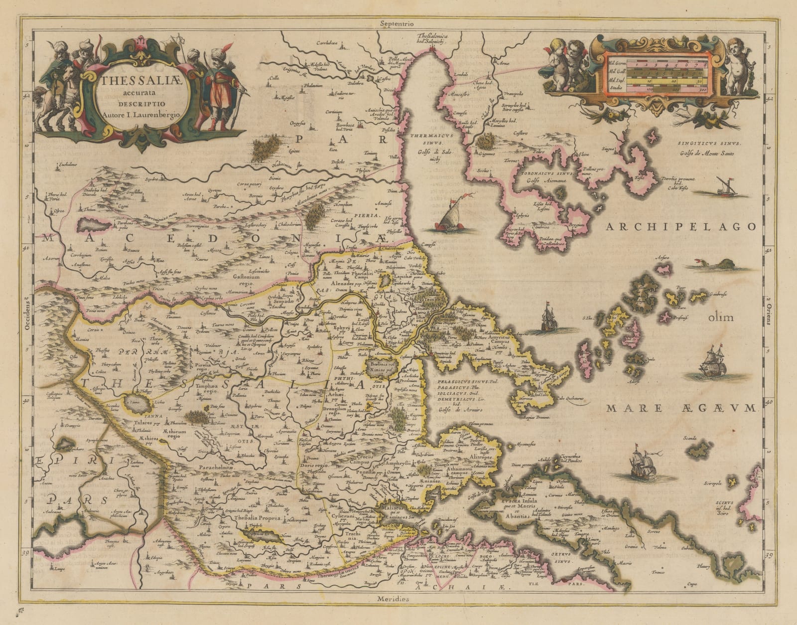 Jan Jansson, Greek province of Thessaly, 1662