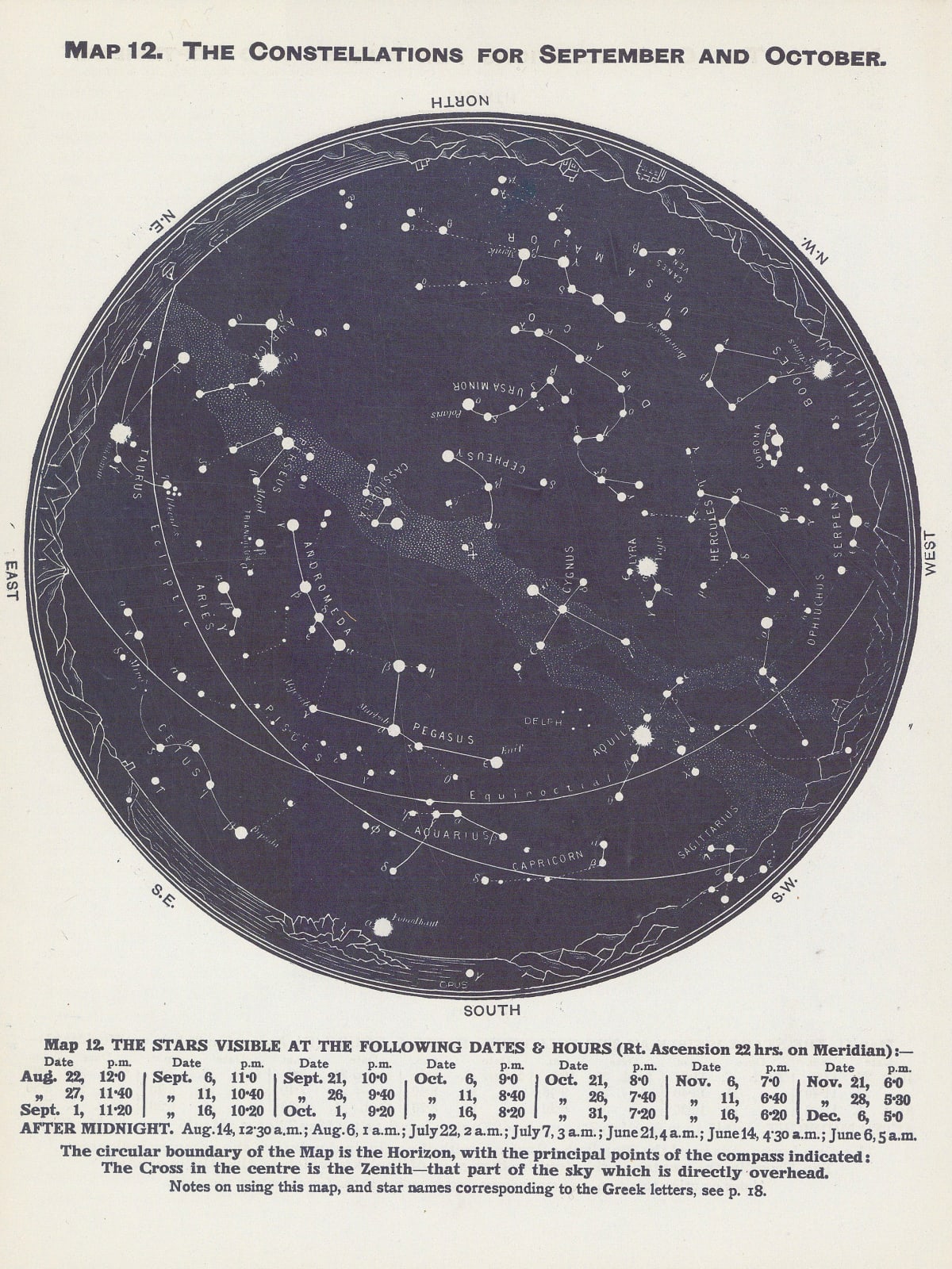 Richard Anthony Proctor, Map 12. September and October, 1955 c
