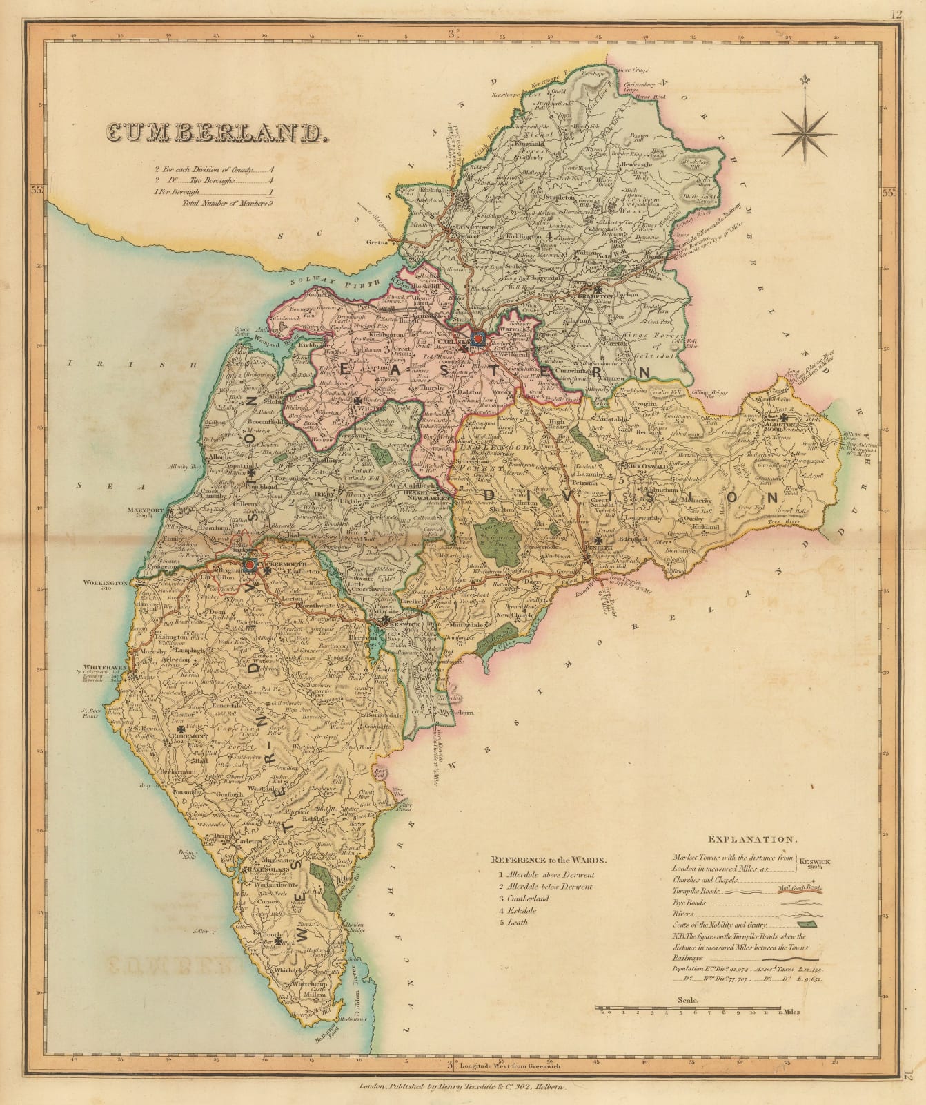 Henry Teesdale, Cumberland, 1830 c.