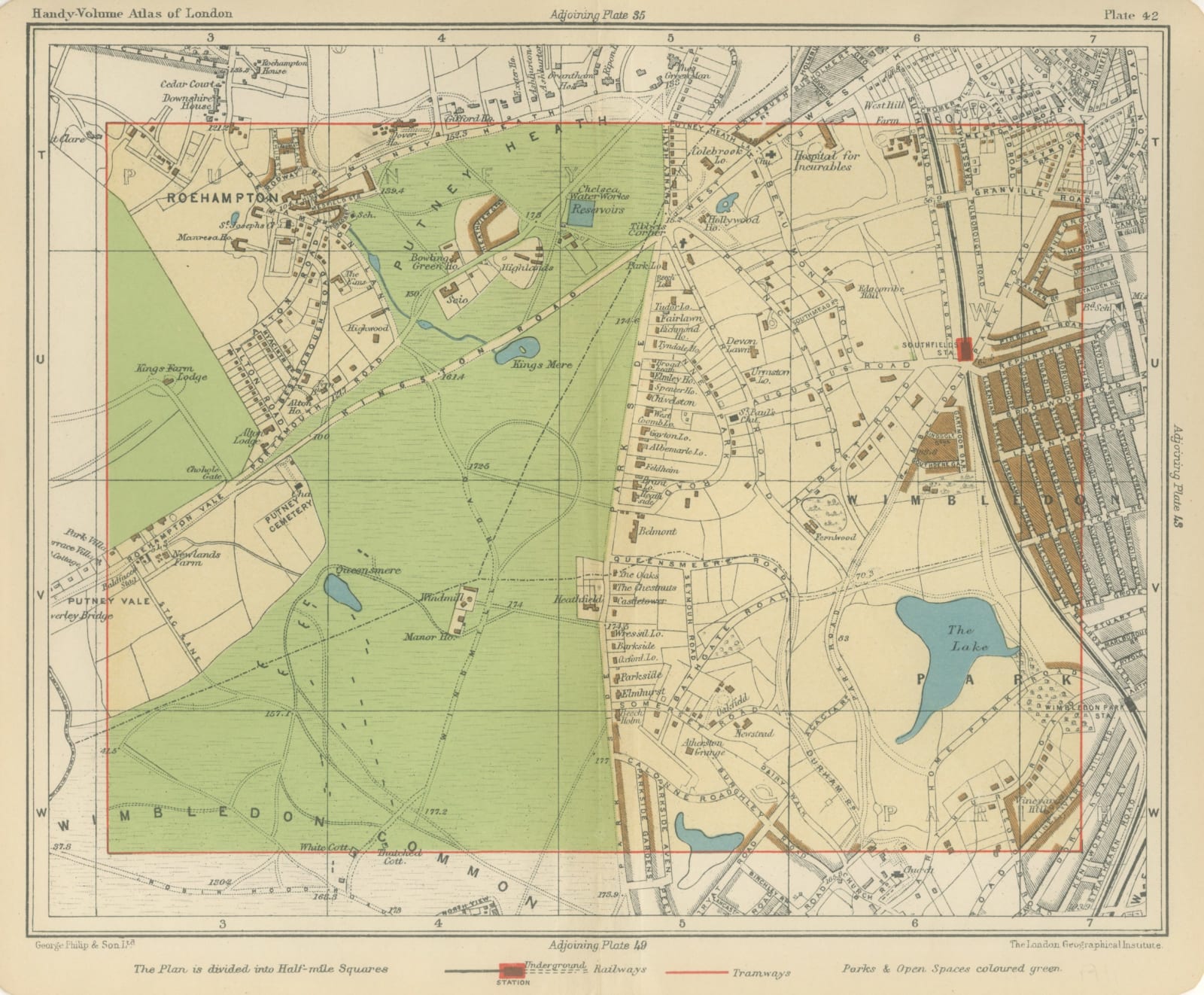 George Philip, Putney & Wimbledon, 1910 c
