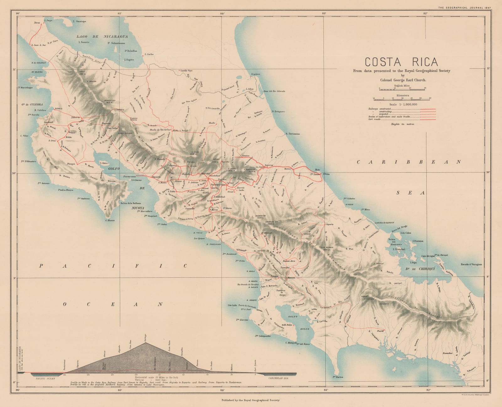 Royal Geographical Society (RGS), Costa Rica, 1897