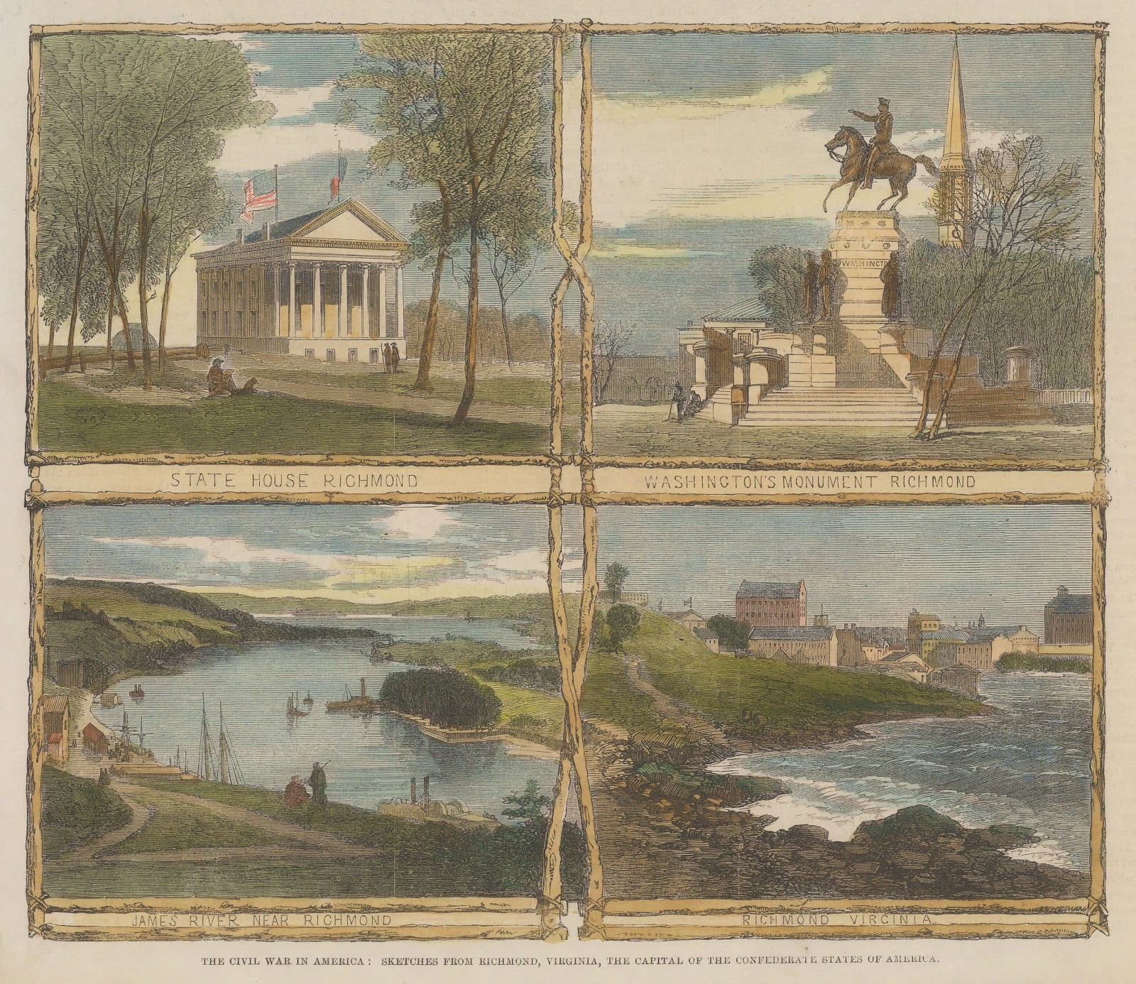 Illustrated London News (ILN), Virginia - Richmond, 1861