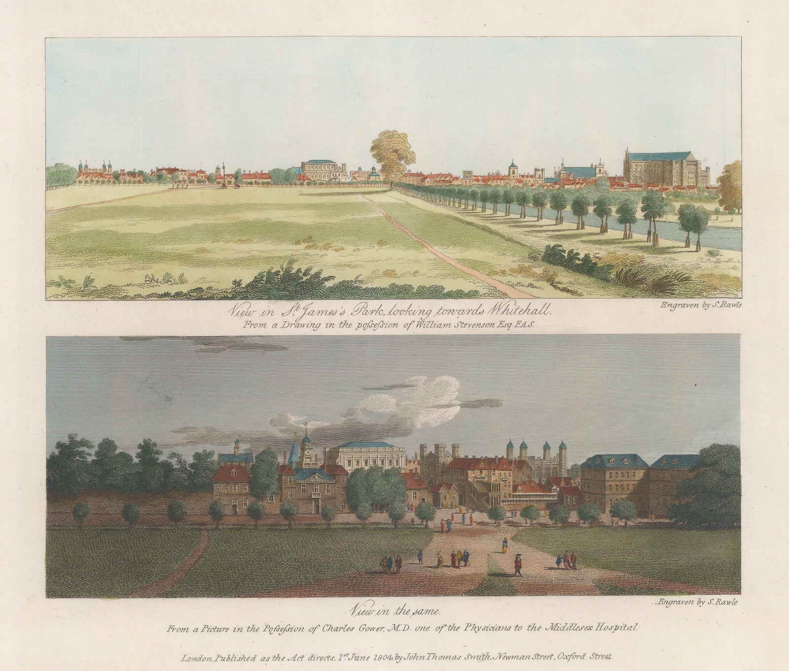 John Thomas Smith, London - St. James's Park, 1804