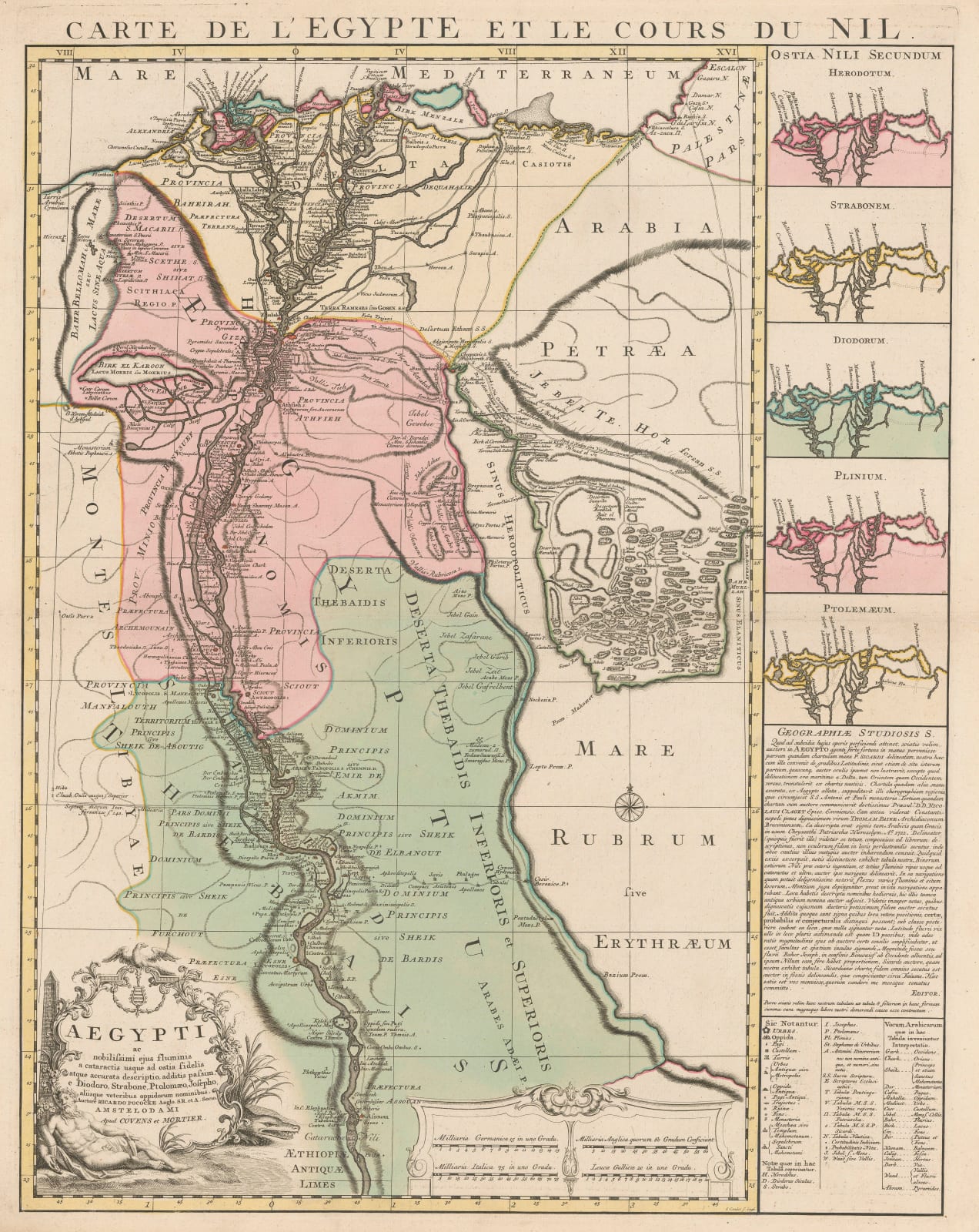 Covens (Jean) & Mortier (Cornelius), Egypt and the Nile, 1757 c.