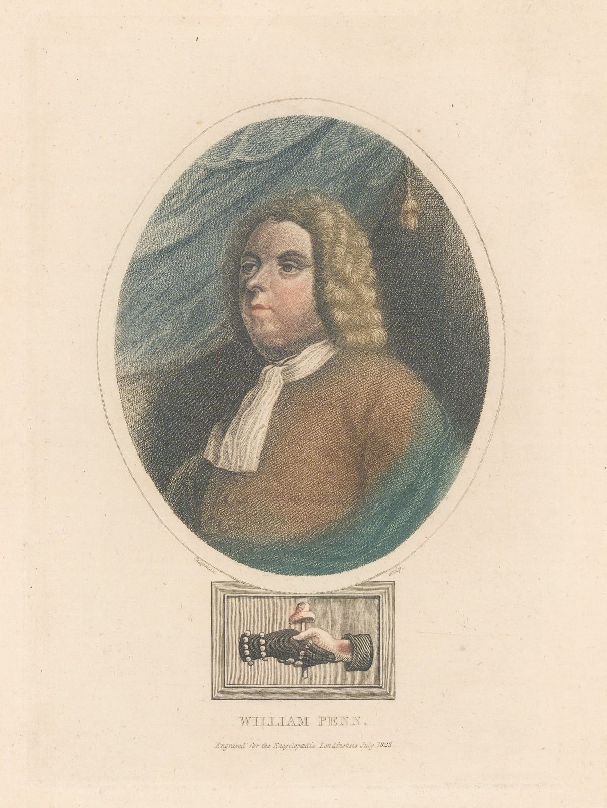 John Wilkes, Portrait - William Penn, 1823