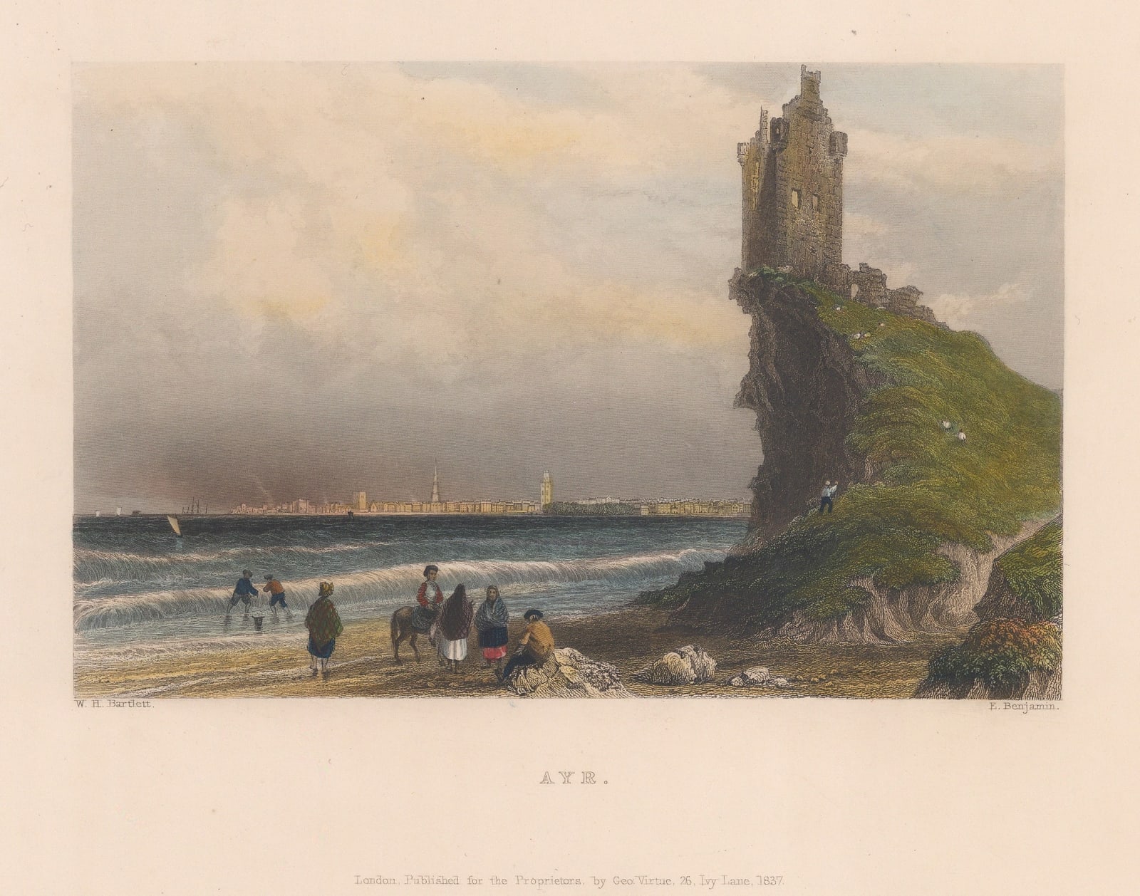 William Bartlett, Scotland - Ayr, 1835