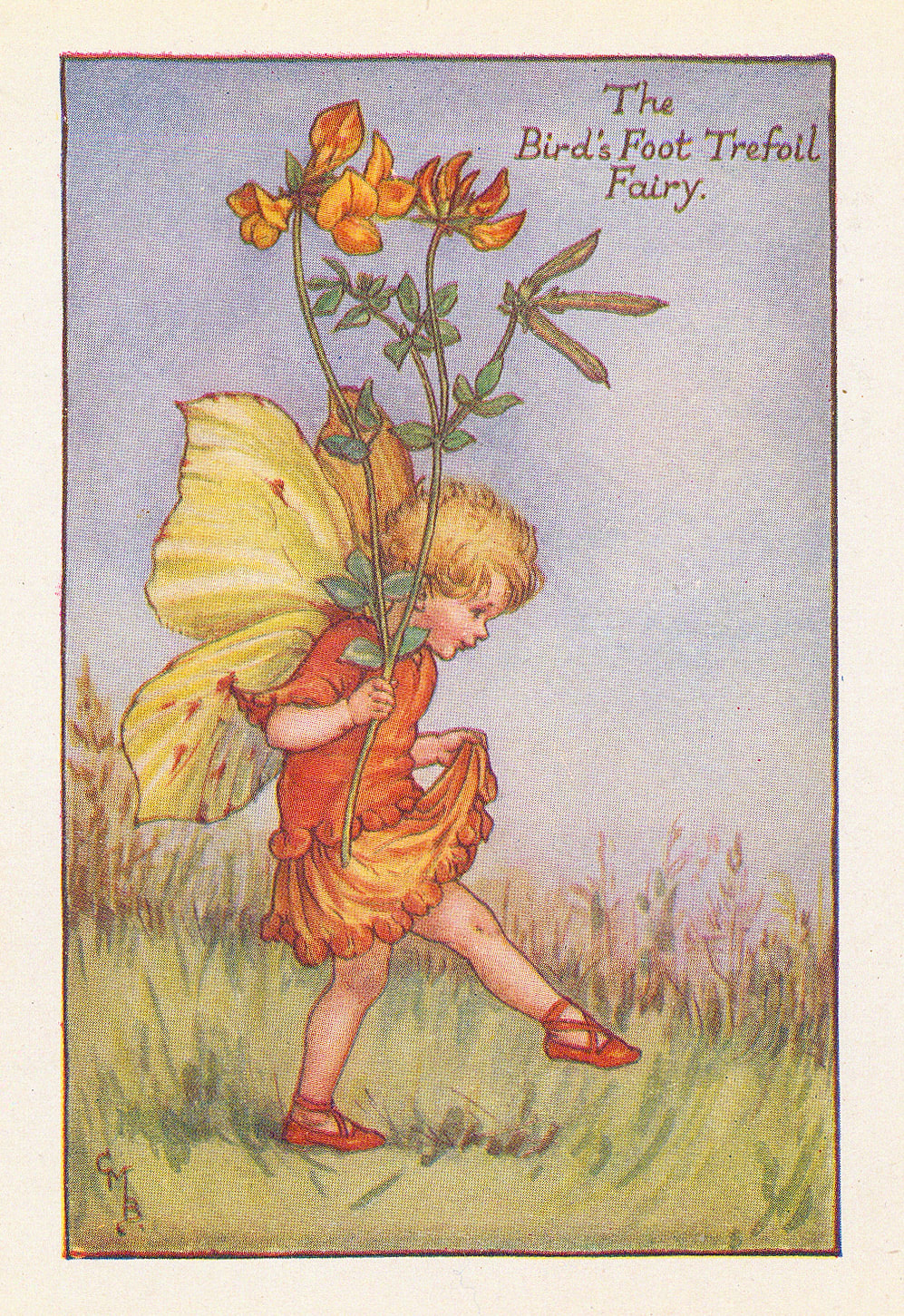 Cicely Mary Barker, Fairies - Bird's Foot Trefoil Fairy, 1925