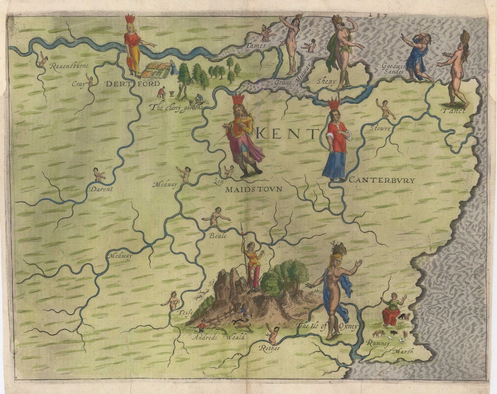 Michael Drayton, Kent, 1613