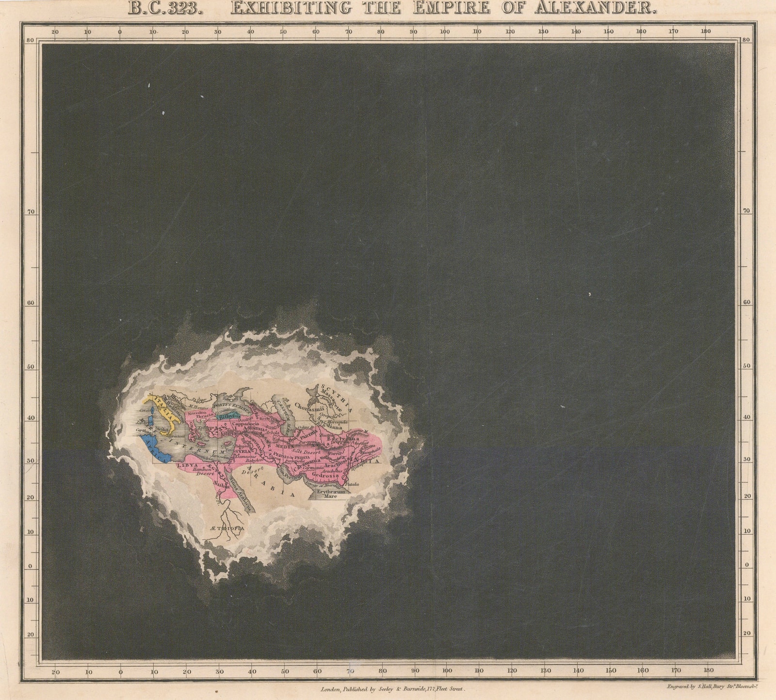 Edward Quin, B.C. 323. The Empire of Alexander the Great, 1830 c.