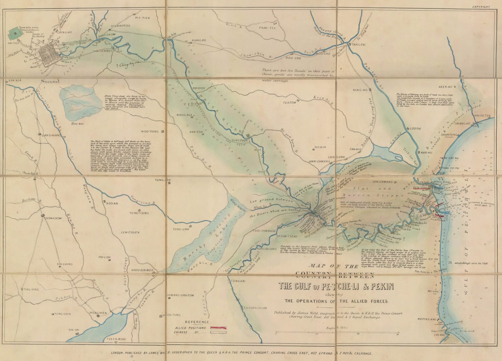 James Wyld, Allied Forces in Western China and Beijing, 1860 (c.)