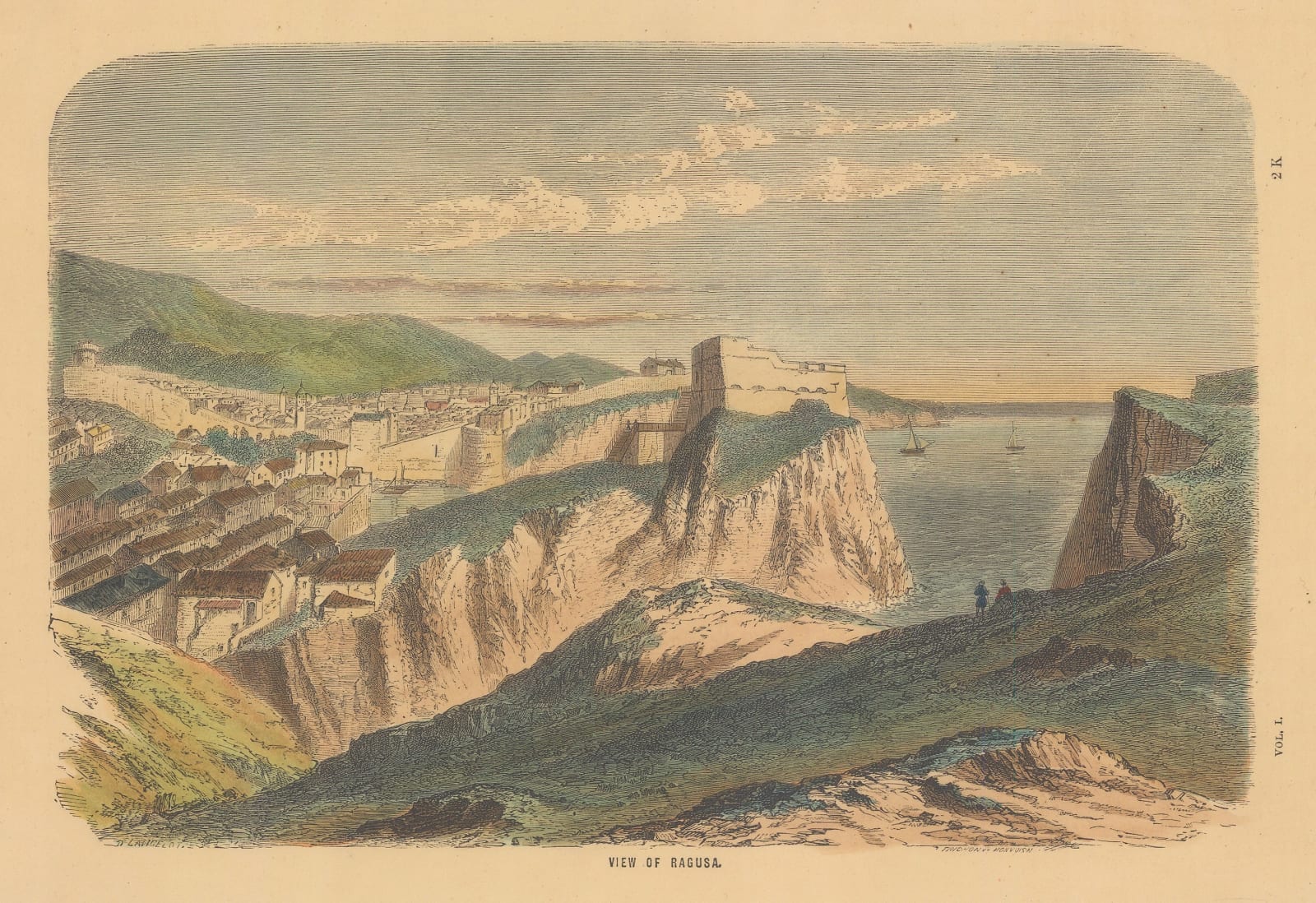 William Collins, Croatia - Dubrovnik (Ragusa), 1870 c