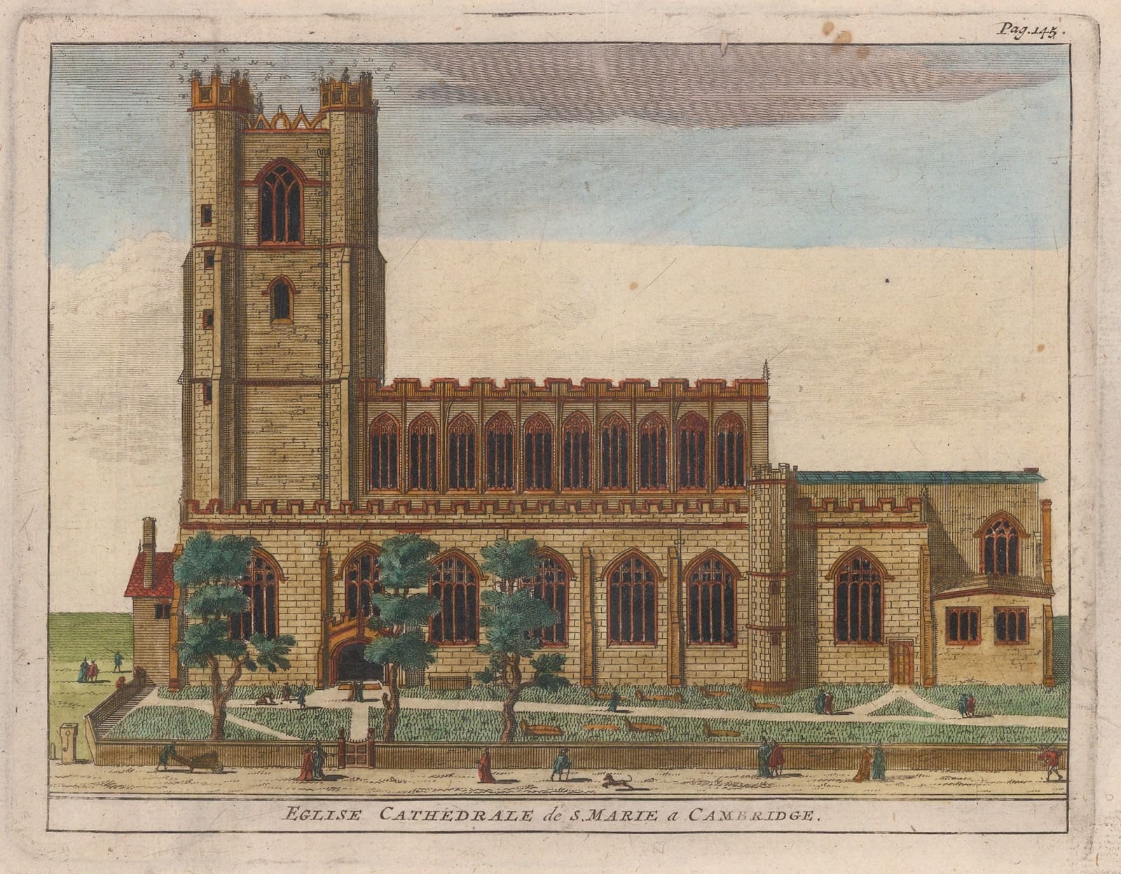 Pieter Van der Aa, Cambridge University - Great St Mary's, 1727
