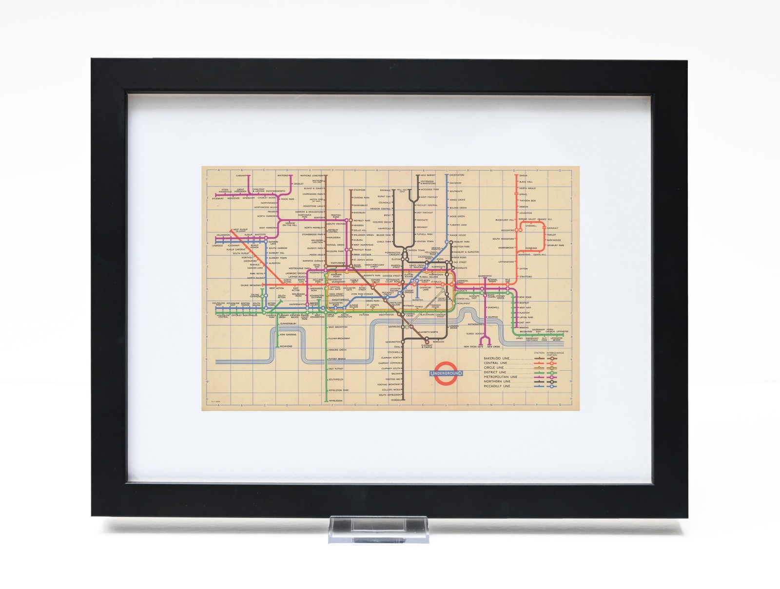 Harry Beck, London Underground Map, 1957