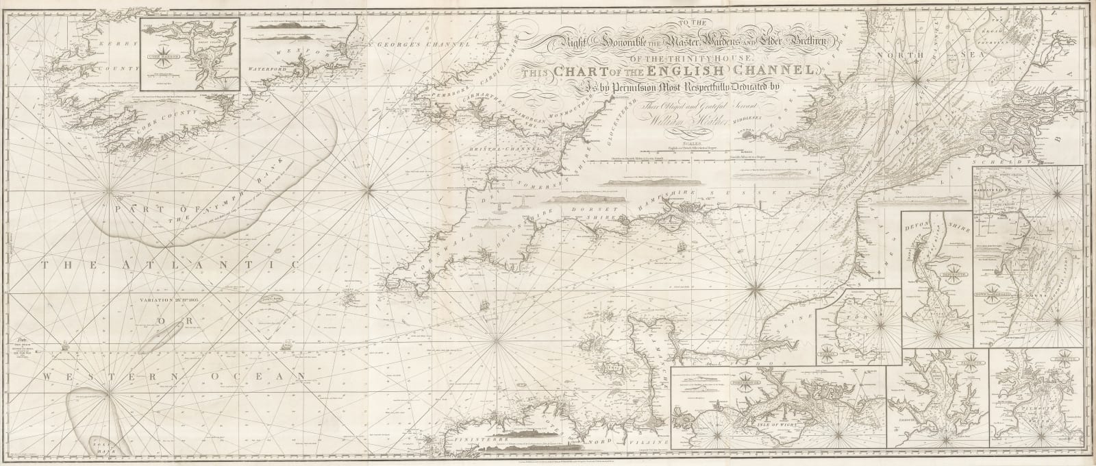 William Heather, Chart of the English Channel, 1805