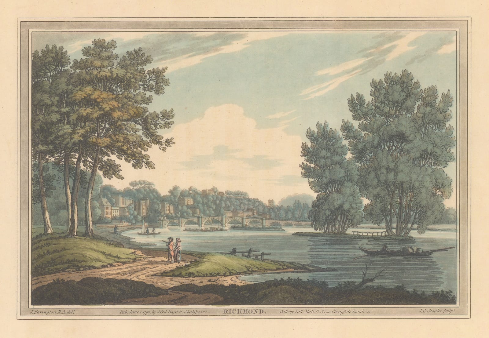 John Boydell, London - Richmond Hill, 1793