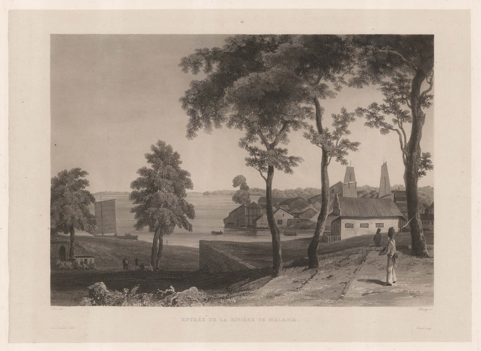 Capt. Cyrille Laplace, Malaysia - Malacca, 1835